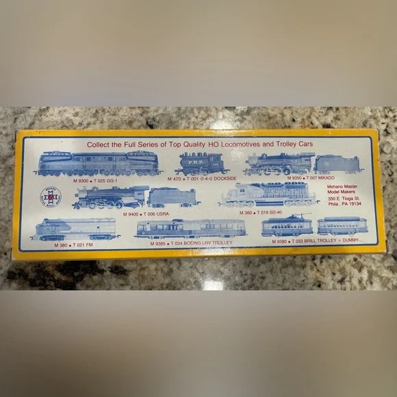 HO Scale Mehano Masters #2397 Black and Orange Model Train - Picture 2 of 2